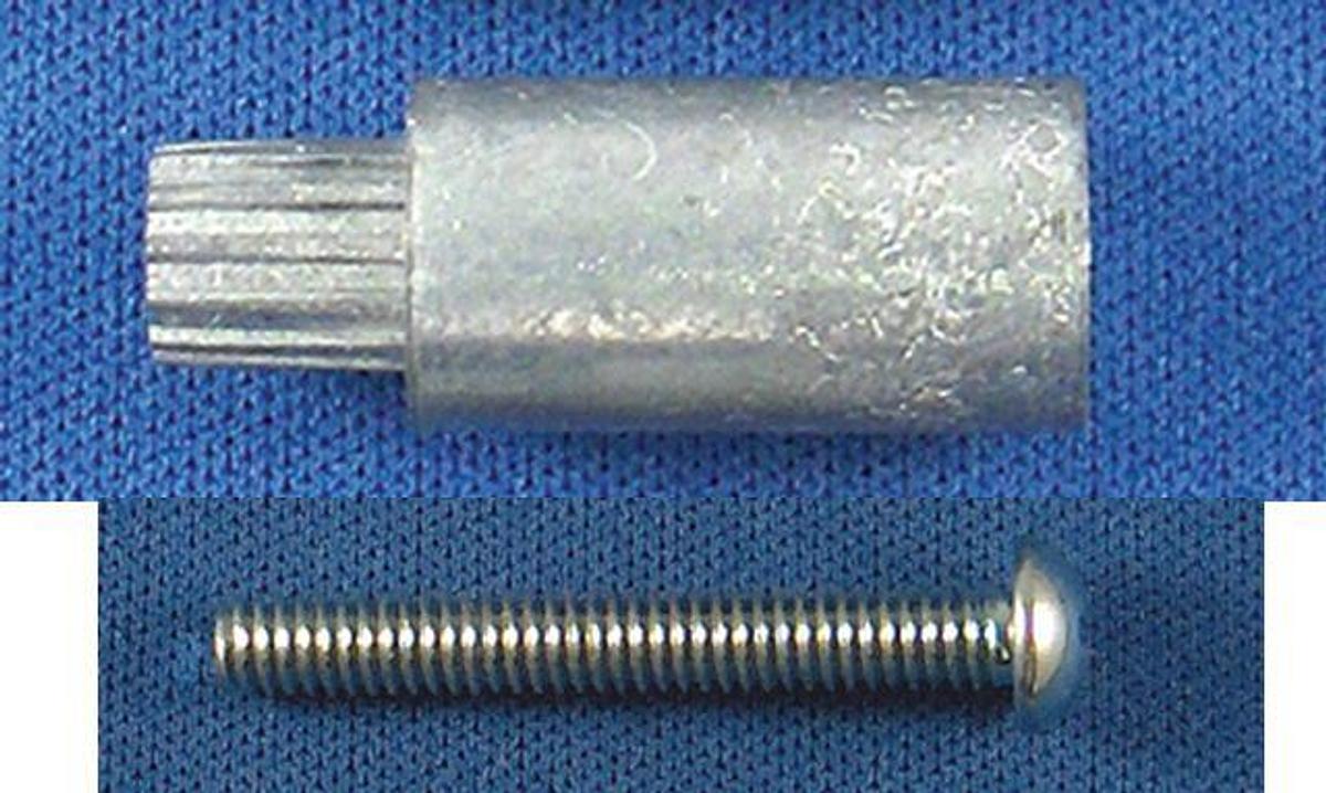 Roof Vent Crank Handle Extension, 7/8 Inch Metal Extension W/ Screw