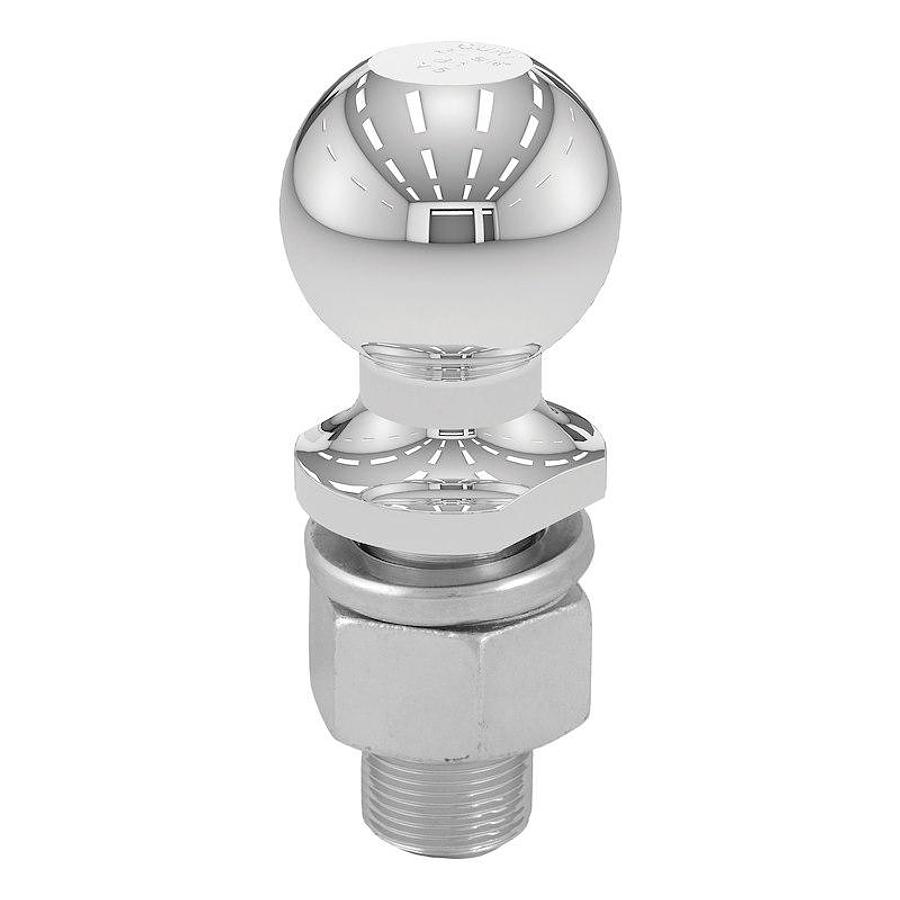 Trailer Hitch Ball; 2-5/16 Inch Ball; 15000 Pounds Gross Trailer Weight Capacity; 1-1/4 Inch Shank Diameter/ 2-5/8 Inch Shank Length/ 0 Inch Rise