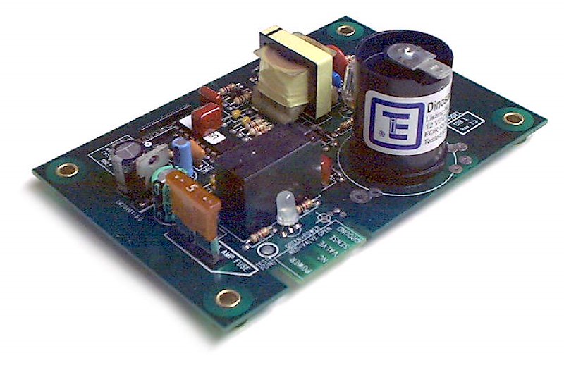 Ignition Control Circuit Board; For Coleman/ Duo-Therm/ Hydro-Flame/ Suburban Furnaces And Atwood/ Mor-Flo/ Suburban Water Heaters; 12 Volt DC,  5.10 In L x 3.43 Inch W, W/Spade Spark Lead Connectors. Fuse And Surge Protected