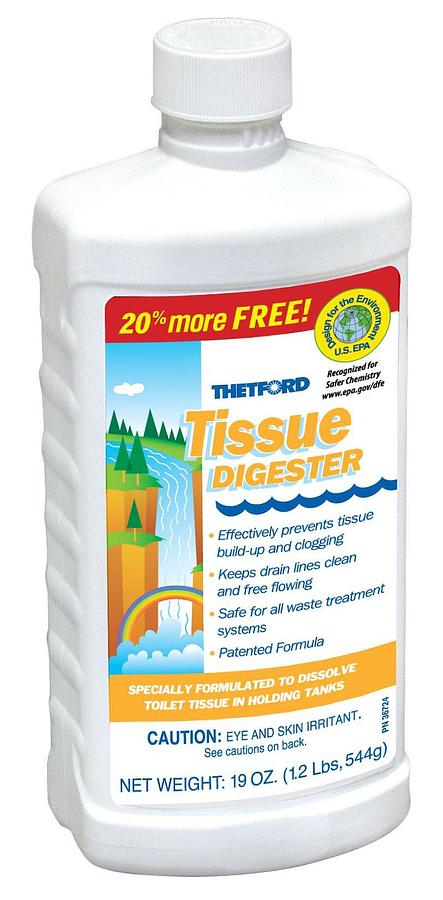 Waste Holding Tank Treatment, Tissue Digester, 19 Ounce Bottle