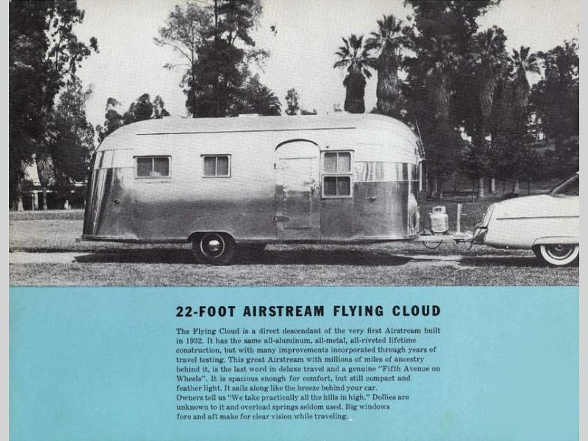 Used Used 1955 Airstream Flying Cloud 13 Panel 5522