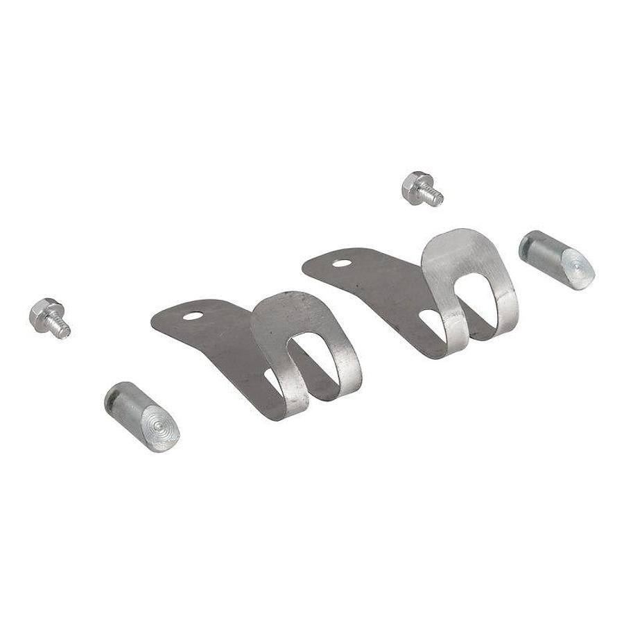  Replacement Round Bar Retainers For Weight Distribution Hitch Bracket  Includes 2 Retainers/ 2 Pins and 2 Rivets