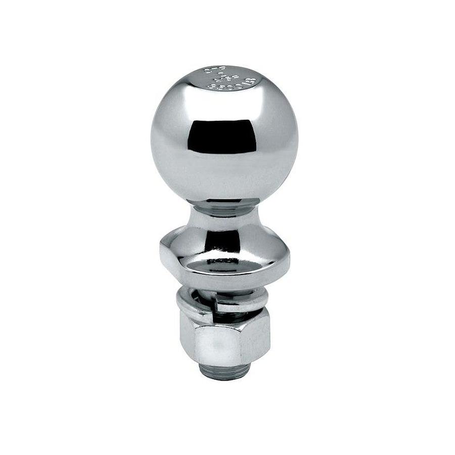 Hitch Ball; 2 Inch Ball; 3500 Pound Gross Trailer Weight Capacity; 3/4 Inch Diameter 3-3/8 Inch Long Shank