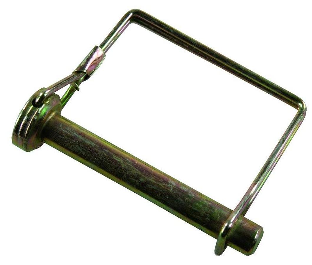 Safety Pin Clip; 3/8 Inch Diameter x 2-1/4 Inch Usable Length; With Snap Lock Bail Lock, Steel