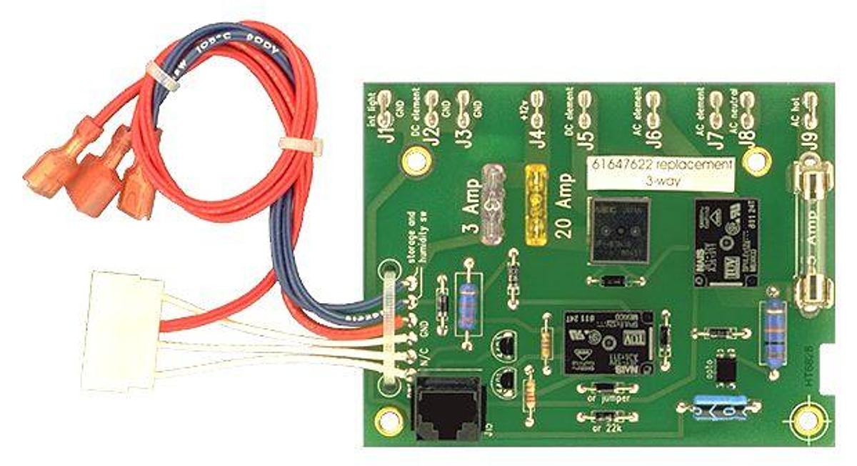 Igniter Control Board Adapter Kit For Replacement For Norcold Refrigerator Series 653\ 663\ 683\ 6053\ 6063\ 6083\ 6163\ 6183\ 6631M And 6831M; 3 Way