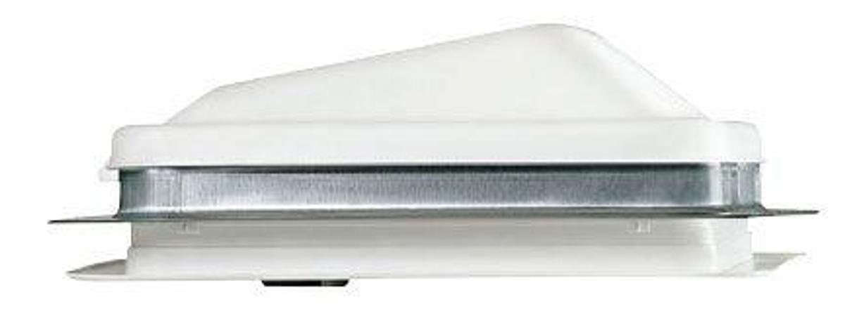 Manual Opening Roof Vent w/ Fan, White Lid.