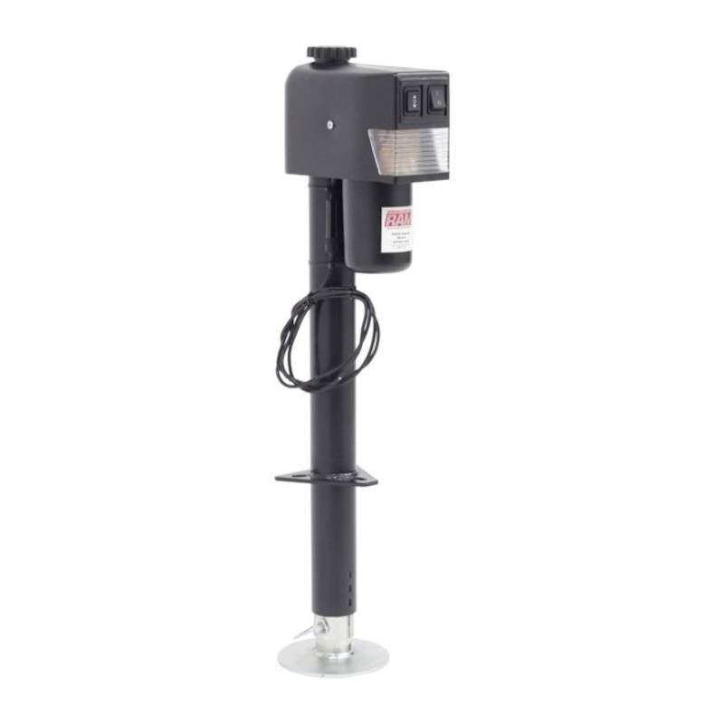 Power Tongue Jack 3500 Lbs Black