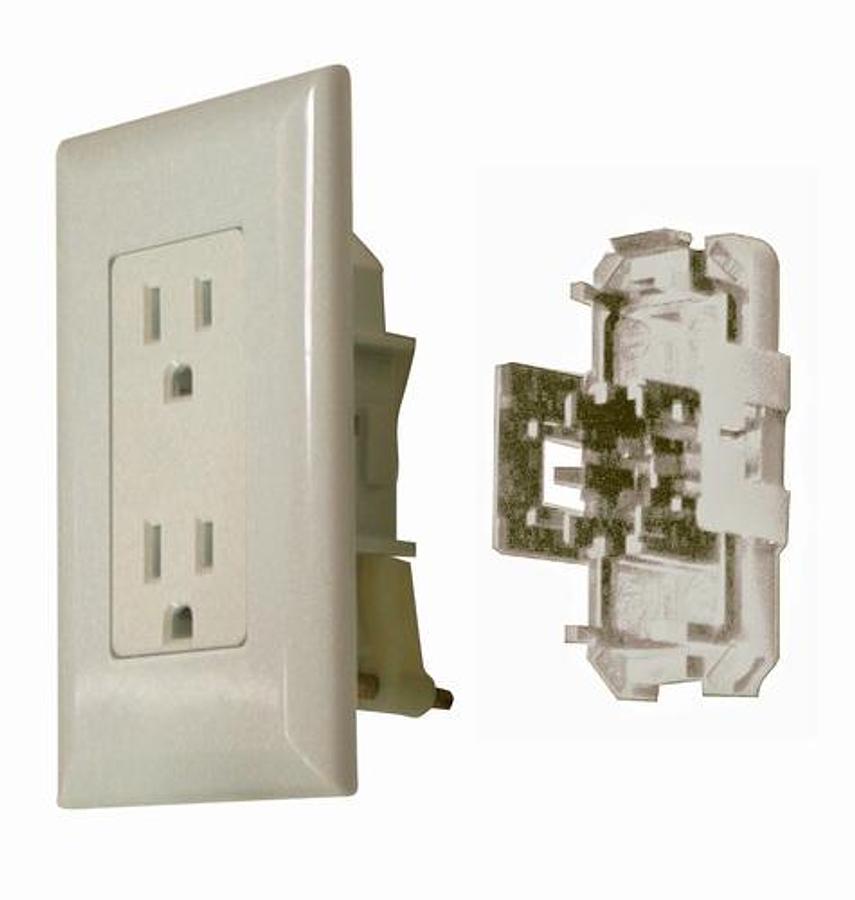 Receptacle 15amp/120Volt AC Power Ivory