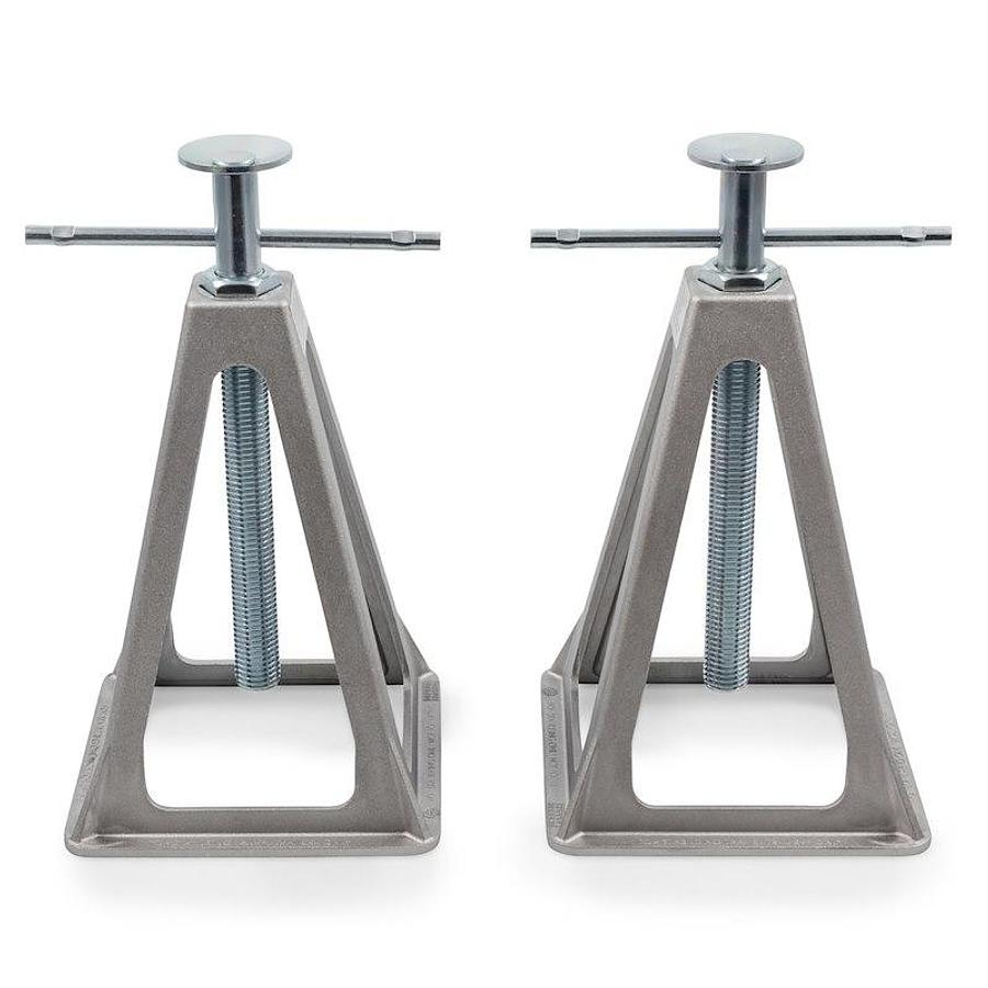 Trailer Stabilizer Jack Stand, 6000 Pound Capacity; Extends To 17 Inch Height Set Of 2