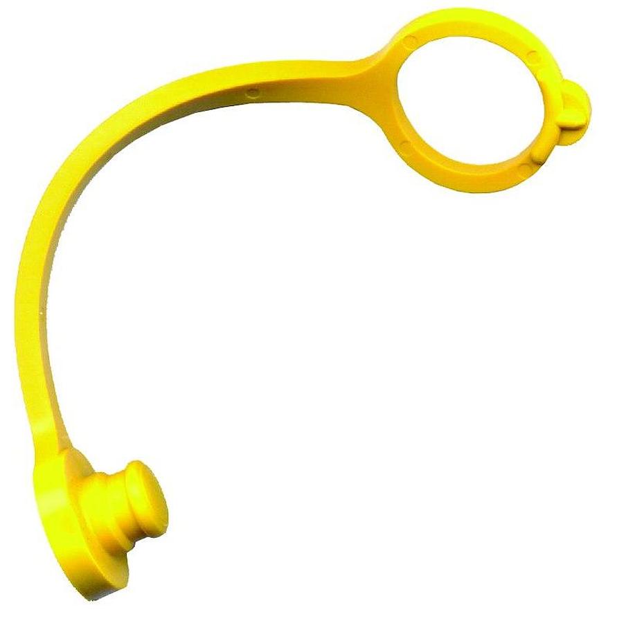 Propane Hose Connector Cap, Used With Female Quick Disconnect Coupler, Rubber, Single
