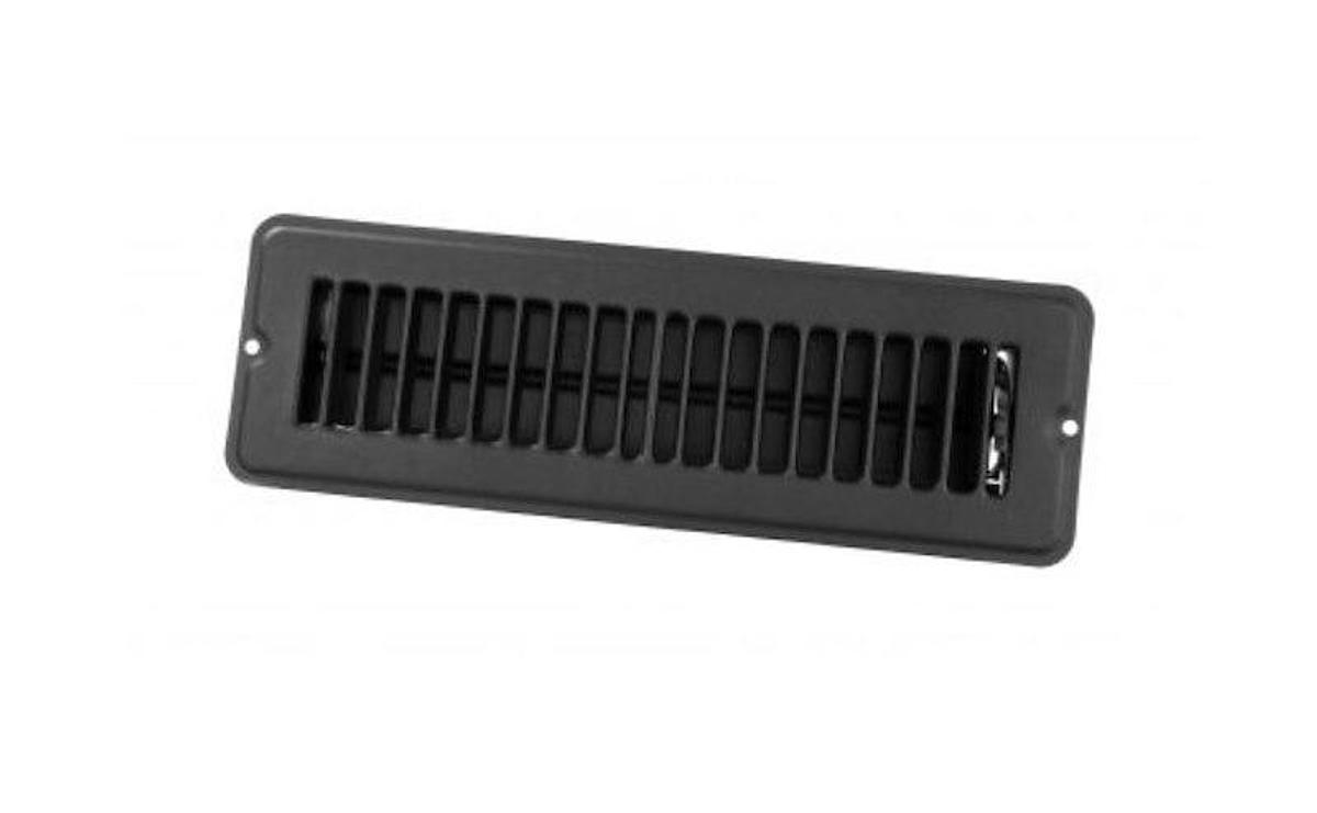 Register Floor Mount, Black