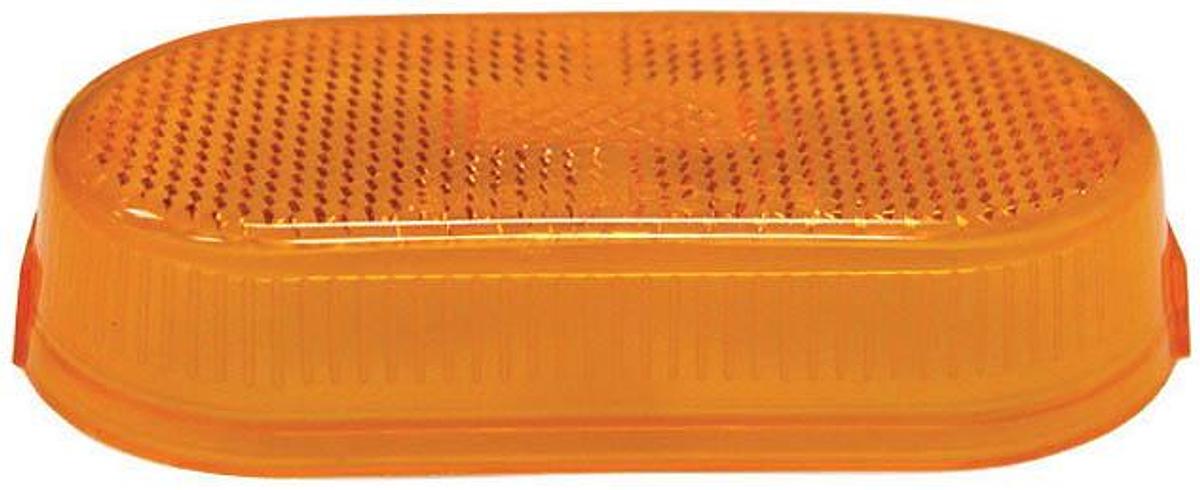 Replacement Lens,Turn Signal-Parking-Side Marker Light Lens, Amber