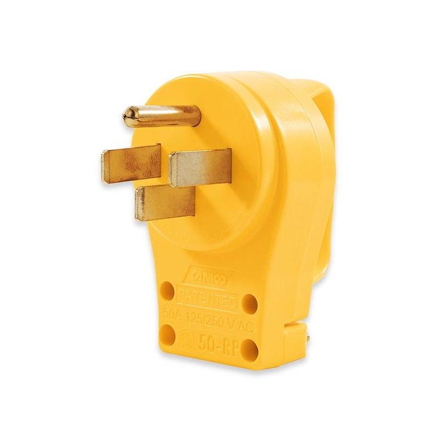 Electrical Cord Plug Male Prong End 50AMP