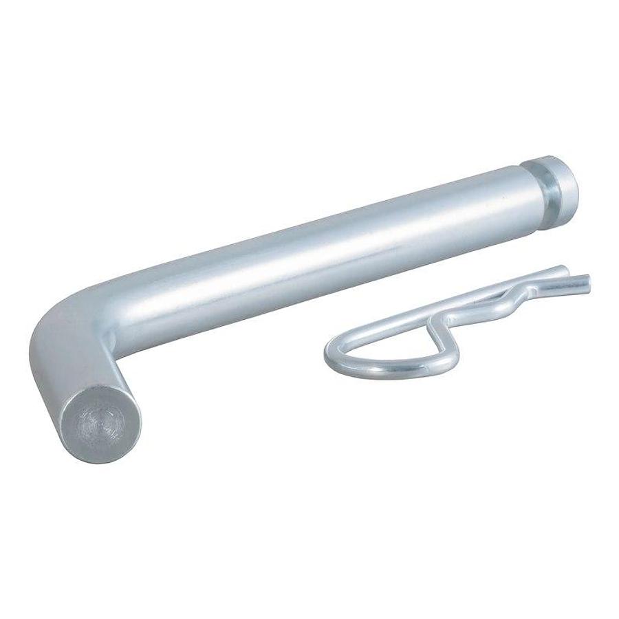 Hitch Pin For Use With 2-1/2 or 3 Inch Receiver. Bent Pin, 5/8 Inch Diameter. W/ Clip