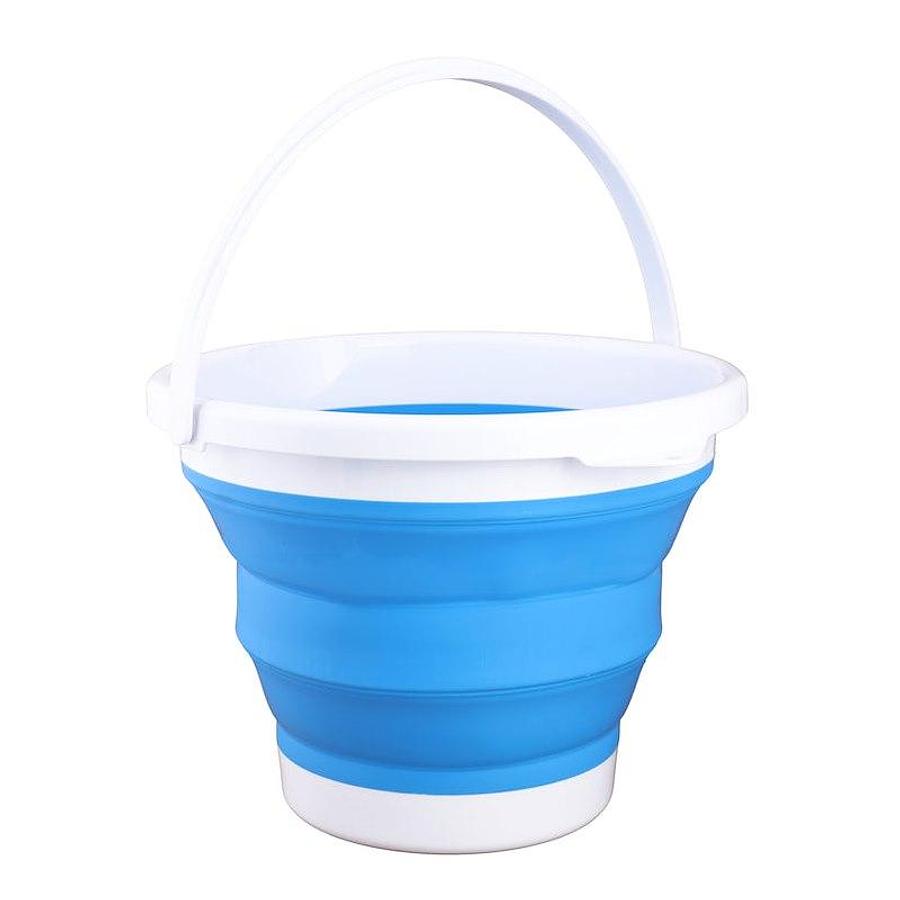 Bucket, 5 Liter, 10 Inch Diameter x 7.28 Inch Expanded Depth And 2.1 Inch Collapsed Depth