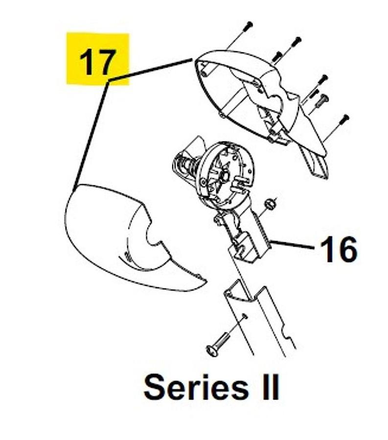 Awning Idler Head Cover, For Use With Travel'R Awing's, Left Side/ Black