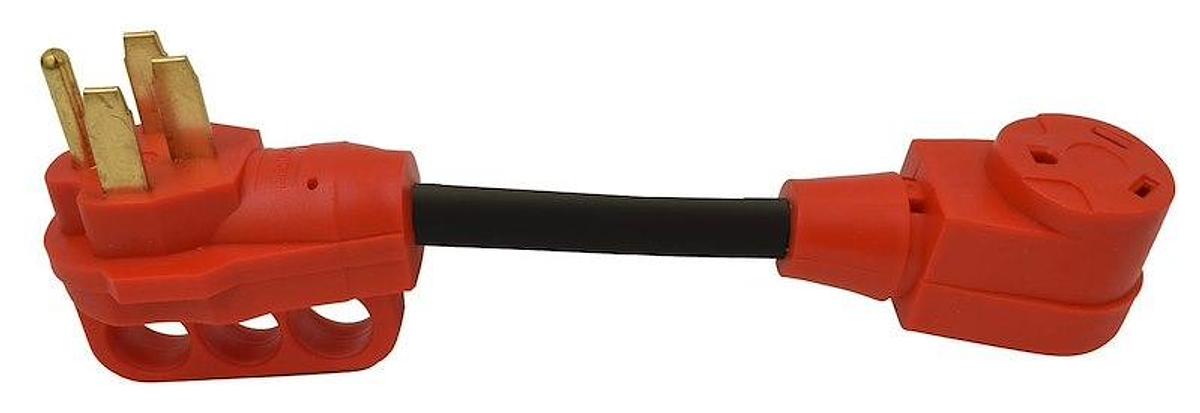 Power cord adapter 12'' Dog Bone Style, 50 Amp to 30 Amp