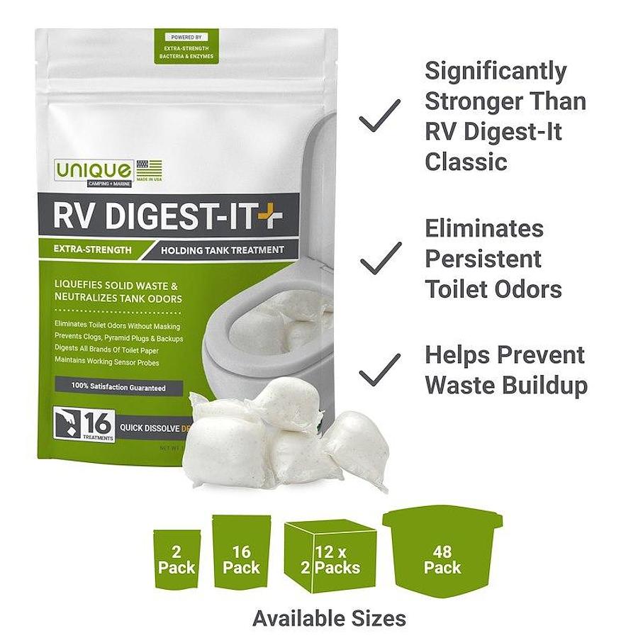 Waste Holding Tank Treatment; RV Digest-It, Drop- Ins 16 pk