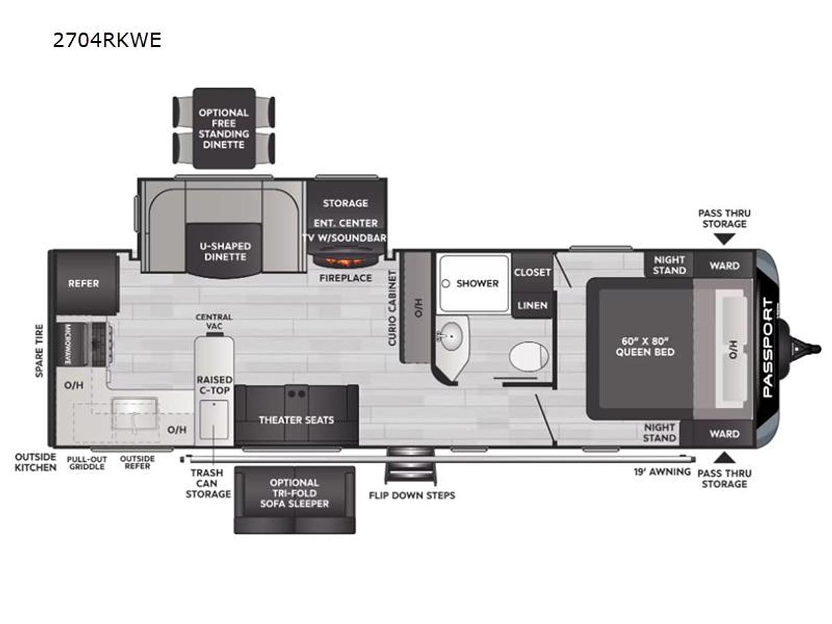 Used Used 2023 Keystone RV Passport GT 2704RKWE