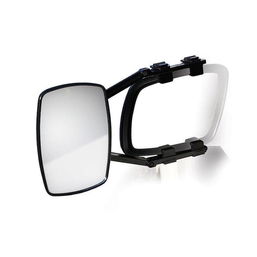 Exterior Towing Mirror; Clip-On; Single 5 Inch x 7-1/2 Inch Mirro