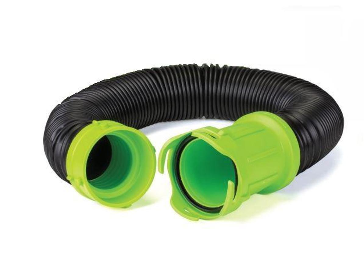 5 Foot Extended Length Septic Hose. 3 Inch Diameter.