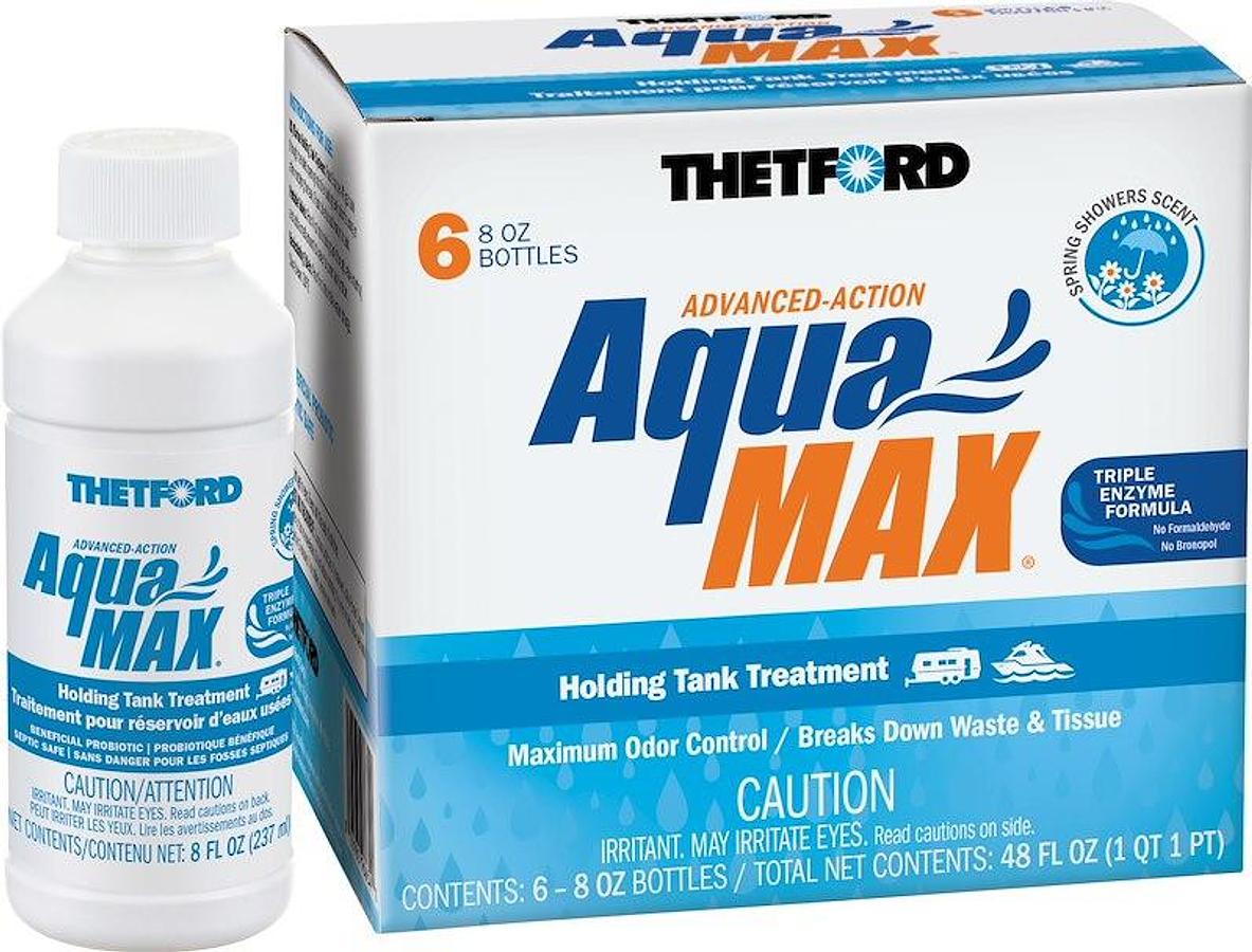 Waste Holding Tank Treatment; AquaMax, 8 Ounce Bottle; Package Of 6 Treatments