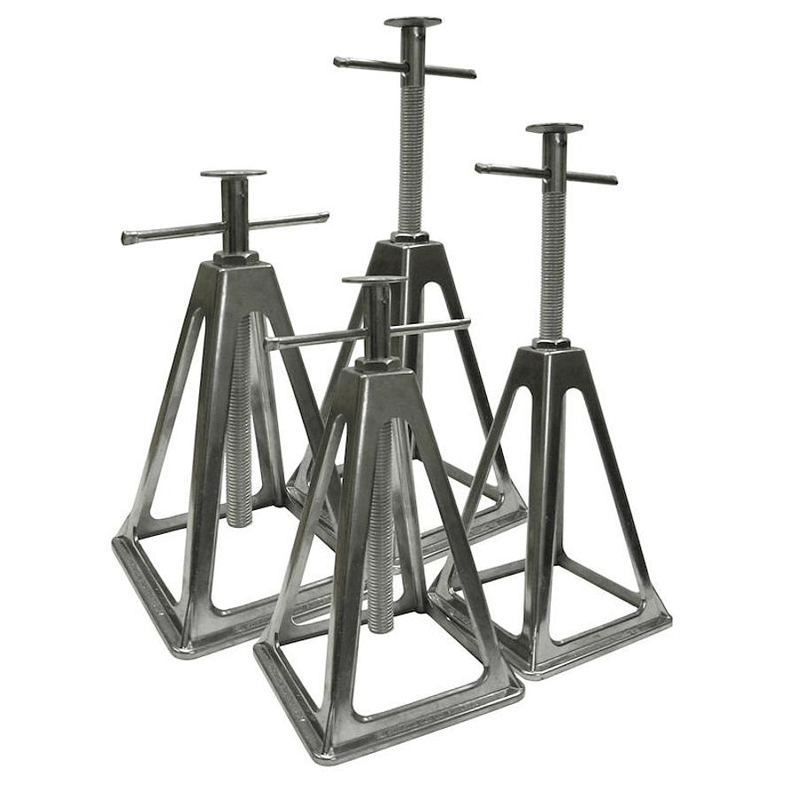 Stacker Trailer Stabilizer Jack Stand. 6000 Pound Weight Capacity; Extends From 11 Inch To 17 Inch Height