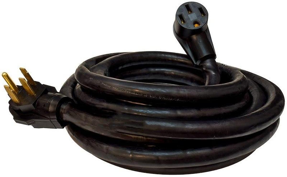 50 Amp, 4 Prong Electrical Power Supply Cord 25 ft