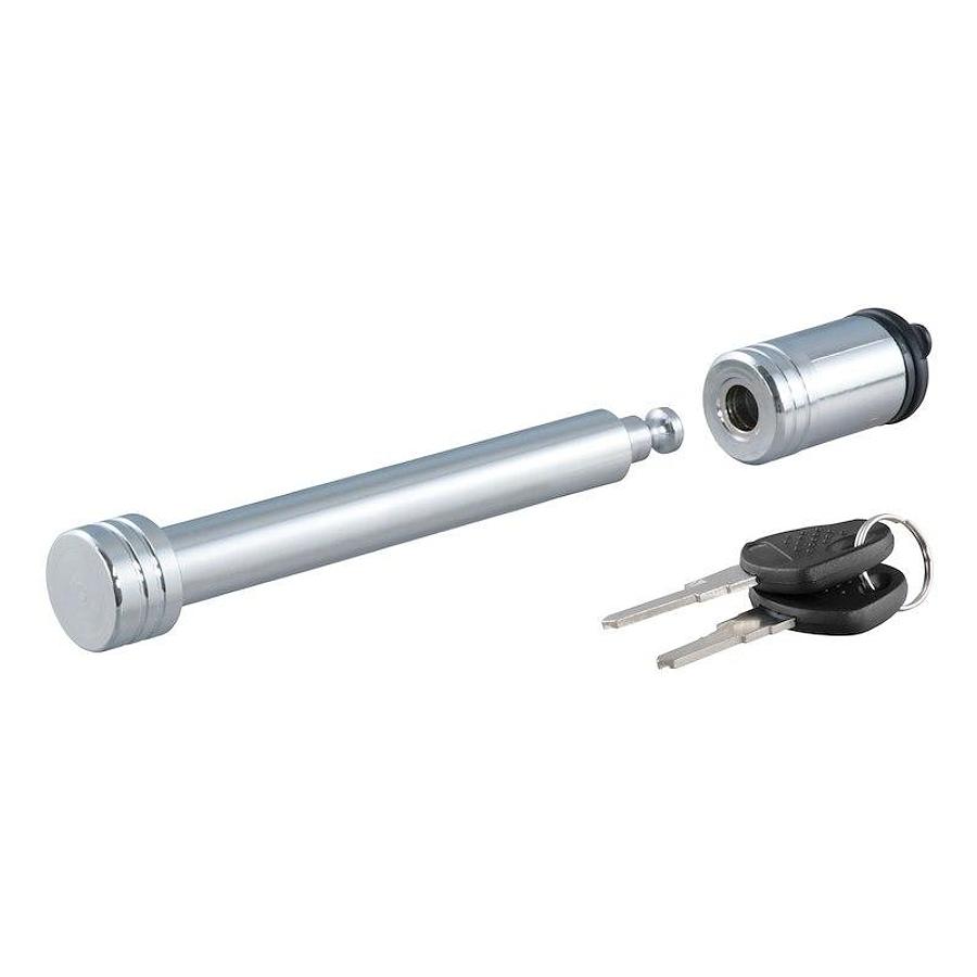 Hitch Pin Barbell, 5/8 Inch Diameter,  Fits 2, 2-1/2 and 3 IInch Receivers. W/ Dust Cap With 2 Keys