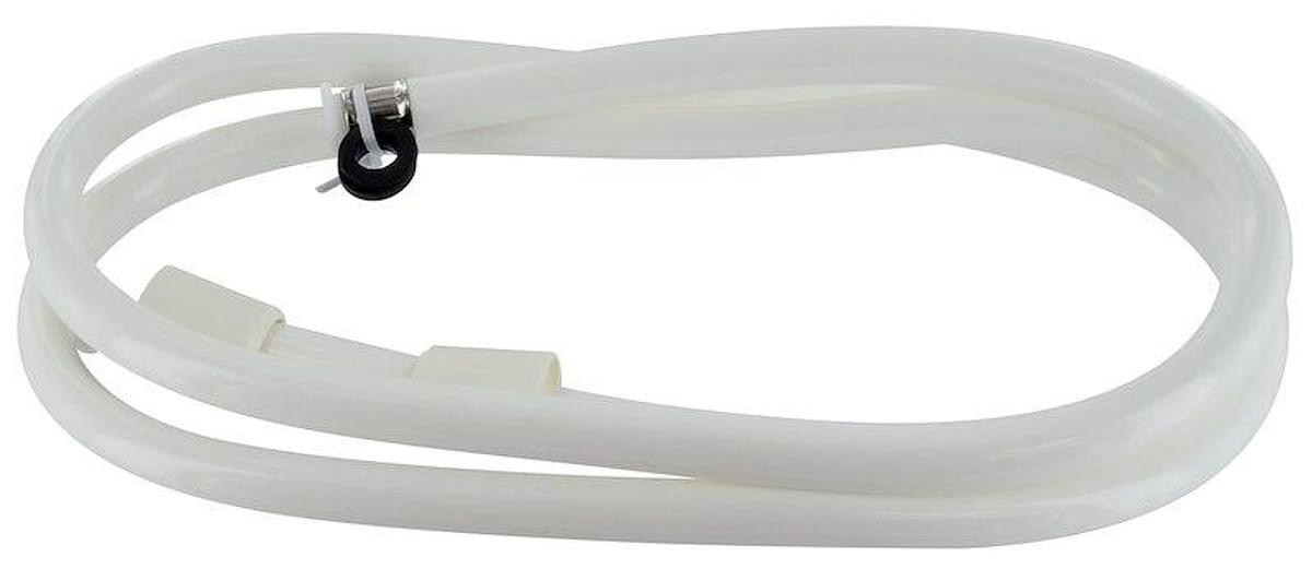 Shower Hose 72'' White Vinyl