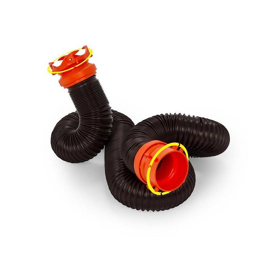 5 Foot Septic Hose Extended Length; 24 Inch Compressed Length; 3 Inch Diameter Septic Hose