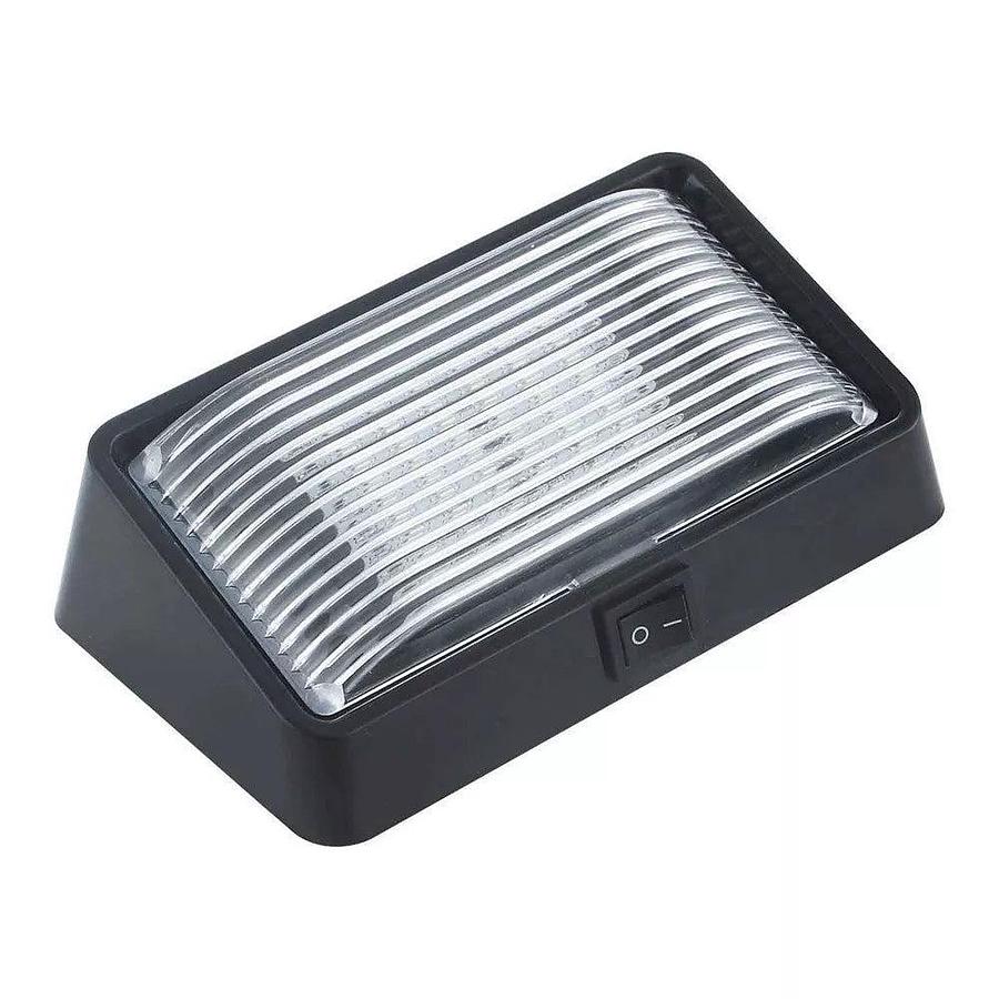 Porch Light Color:  Black Base With Clear Lens, 12 Volt; 5-3/4 Inch x 3-1/2 Inch, W/ Switch
