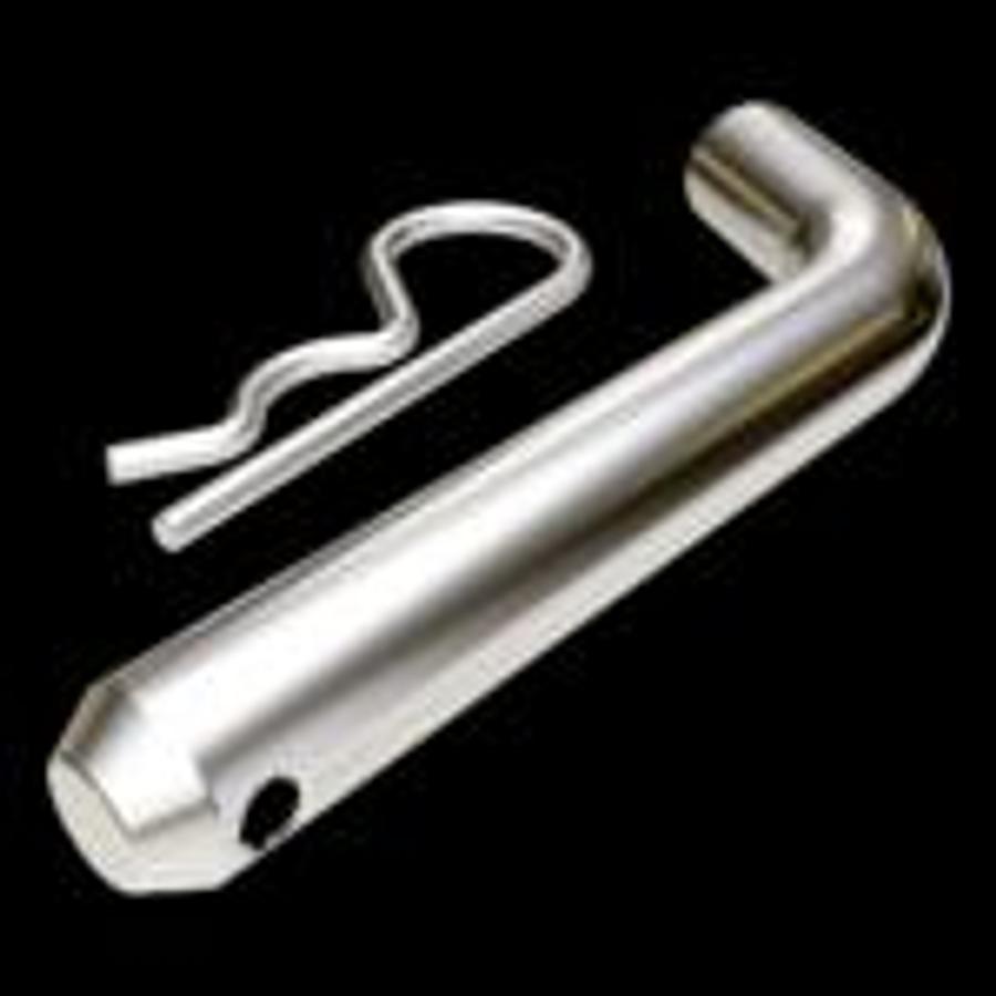 5/8″ Hitch Pin & Clip For 2″ Receivers, Zinc-plated for corrosion resistance.