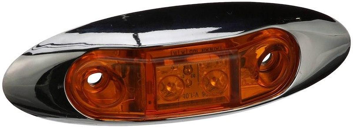 Oblong Amber Clearance Light, LED