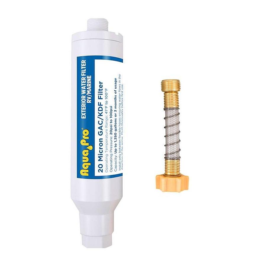 Exterior, Fresh Water Filter for Garden Hose