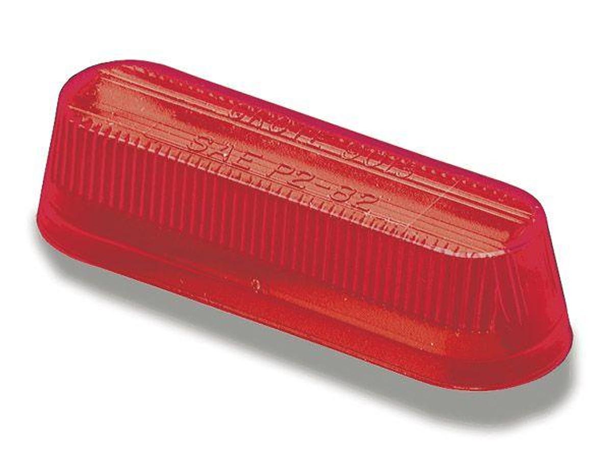 Turn Signal-Parking-Side Marker Light Lens. Red