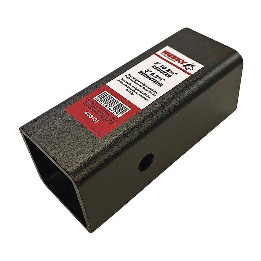 Hitch Receiver Tube Adapter. Adapts From 3 Inch To 2-1/2 Inch, Single, Tube Without Collar