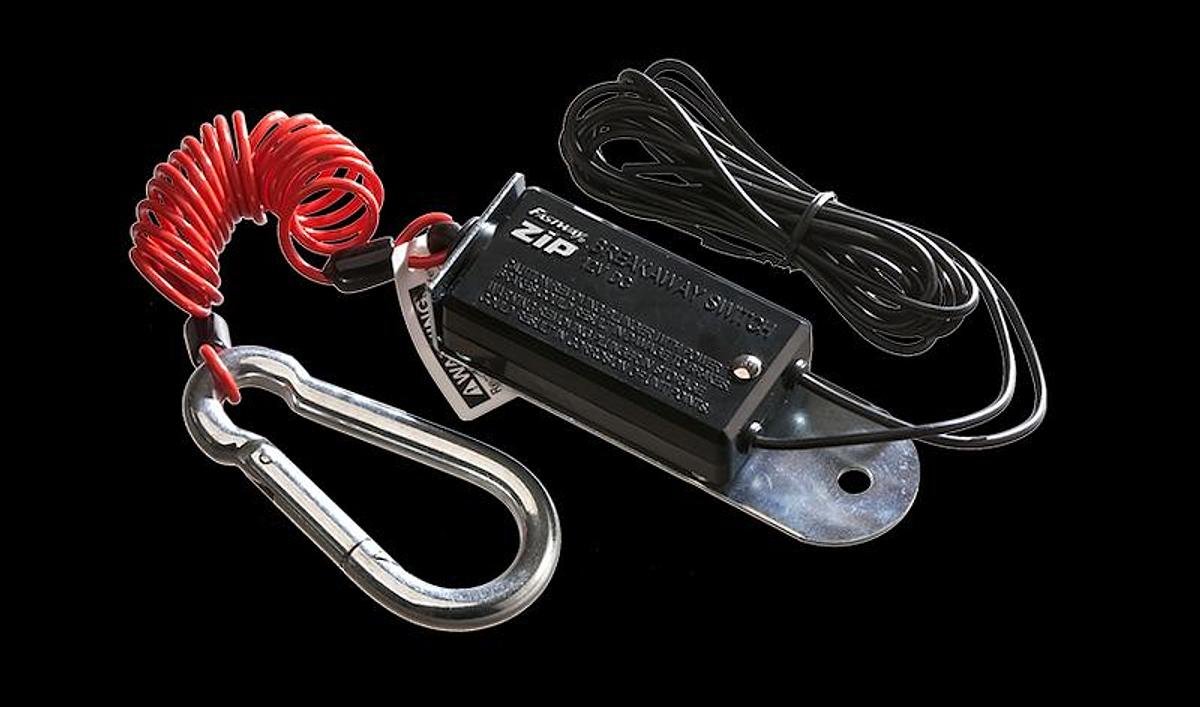 Trailer Breakaway System Switch Zip, W/ 6 Foot Cable And Switch