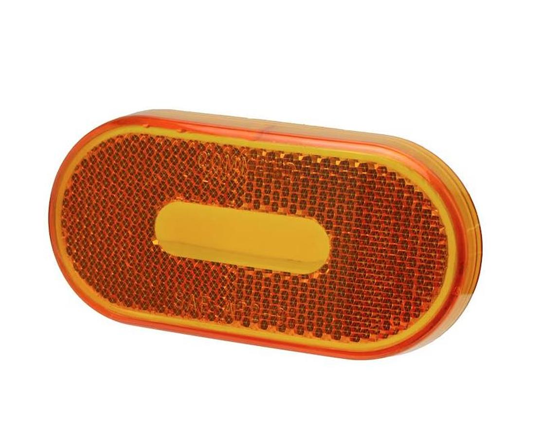 Oval Tail Light Lens, Amber