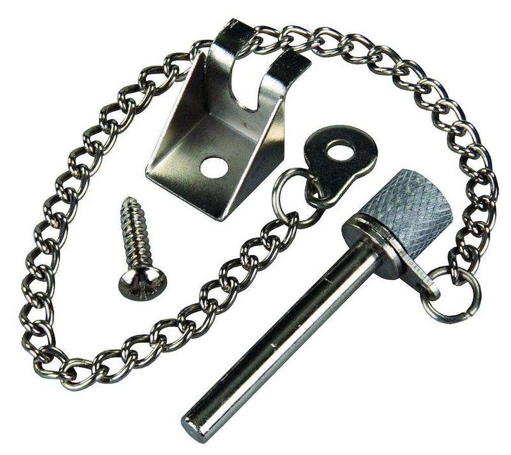 Refrigerator Door Latch Pin For Use With Refrigerator Doors/ Window And Sliding Doors, W/ Mounting Screws