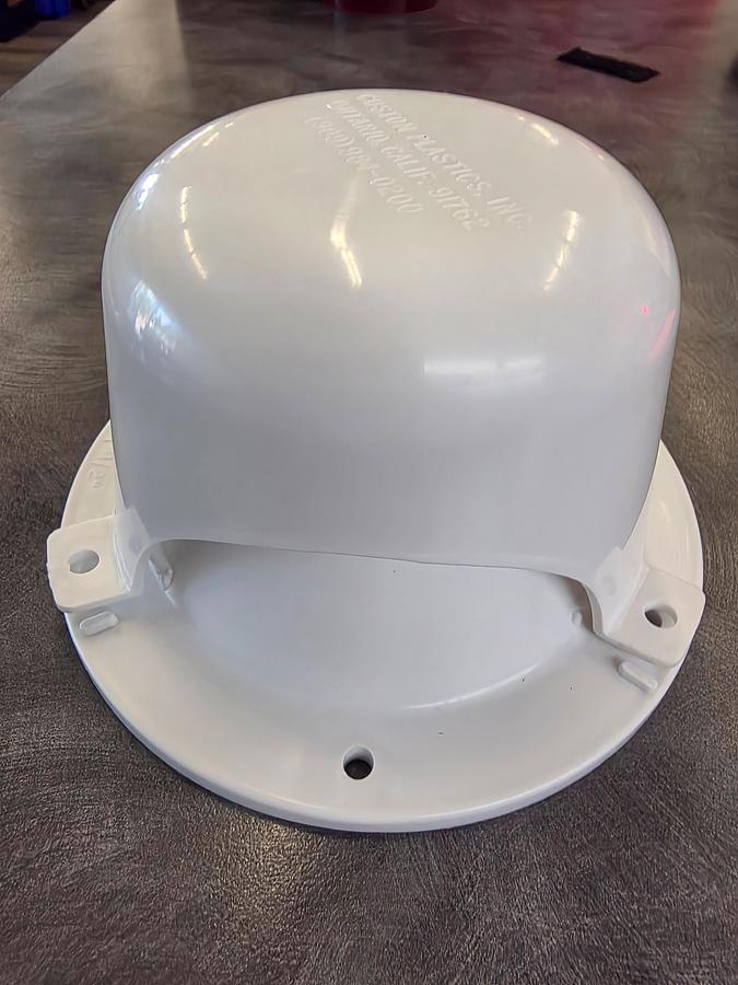Replacement Sewer Vent White w/ Base & Cap