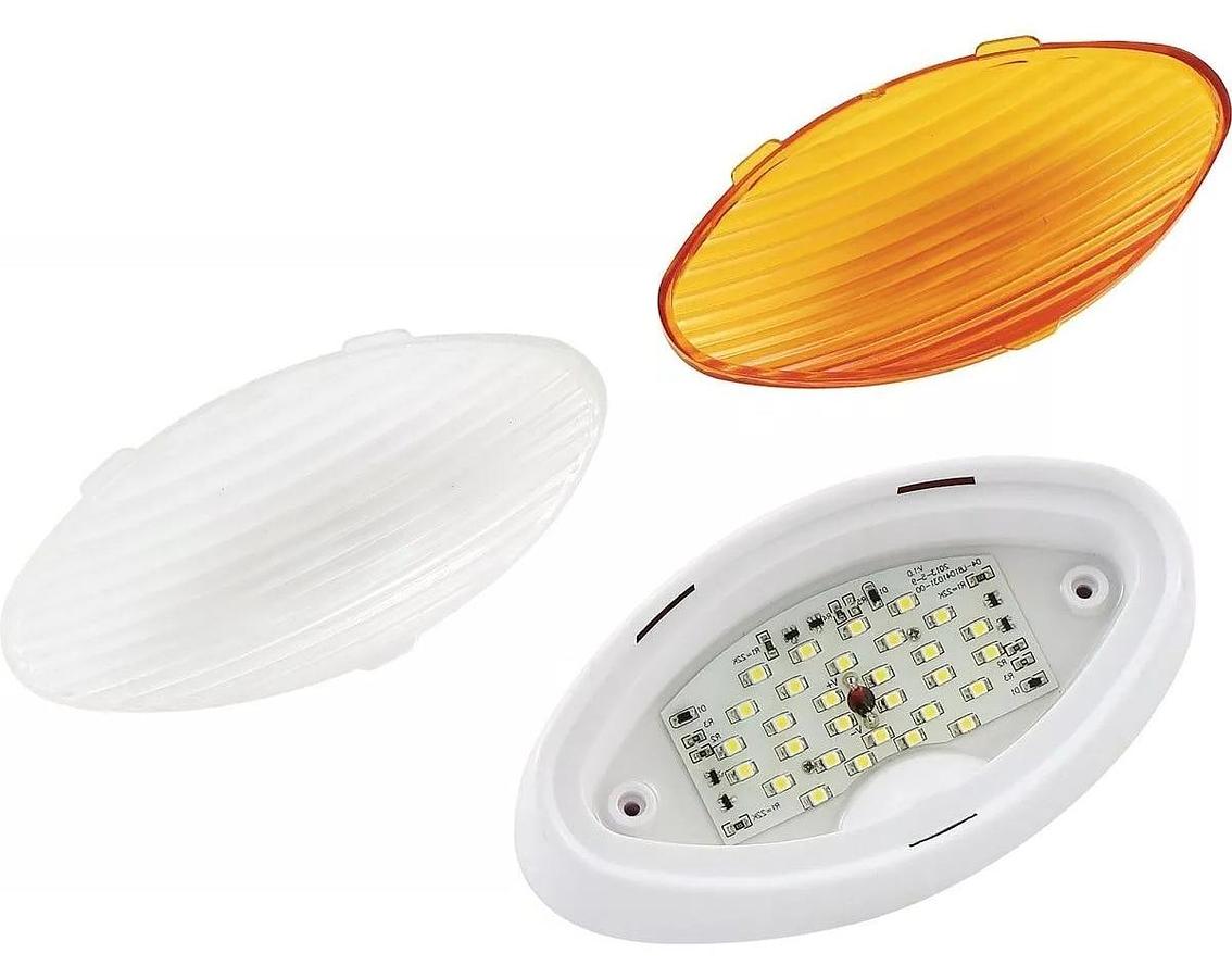 Porch light Lens , Oval, 170 Lumens