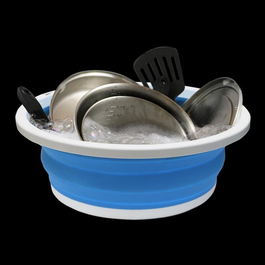 Sink, 9 Liter Capacity, 14.76 Inch Diameter x 5.5 Inch Expanded Depth And 1.96 Inch Collapsed Depth