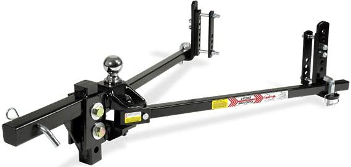 Weight Distribution Hitch. Equalizer Trunnion Bar 1000 Pound Tongue Weight; 10000 Pound Gross Trailer Weight W/Shank; With 2-5/16 Inch Hitch Ball