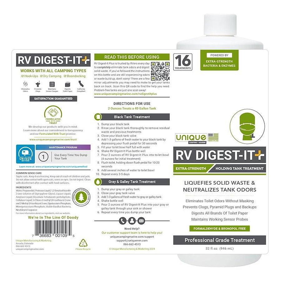 Waste Holding Tank Treatment, RV Digest-It+