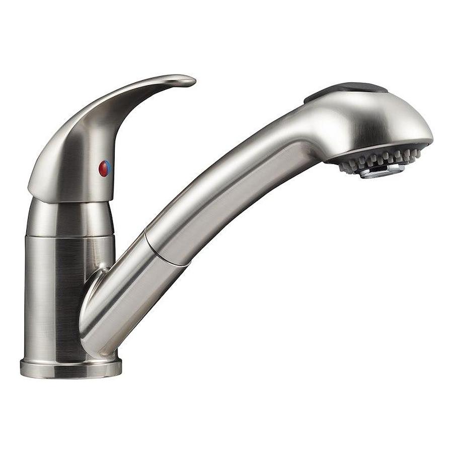 Kitchen Faucet Single Deck Piece, Pull Out Spout. Brushed Nickle