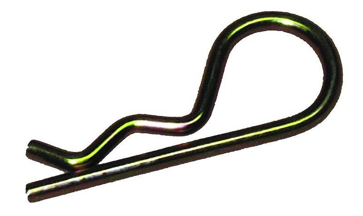 Standard Hitch Pin, 1/2 Inch; 5/32 Inch Diameter Steel, Pack Of 2, 3/8 Inch Diameter x 1-1/2 Inch Usable Length