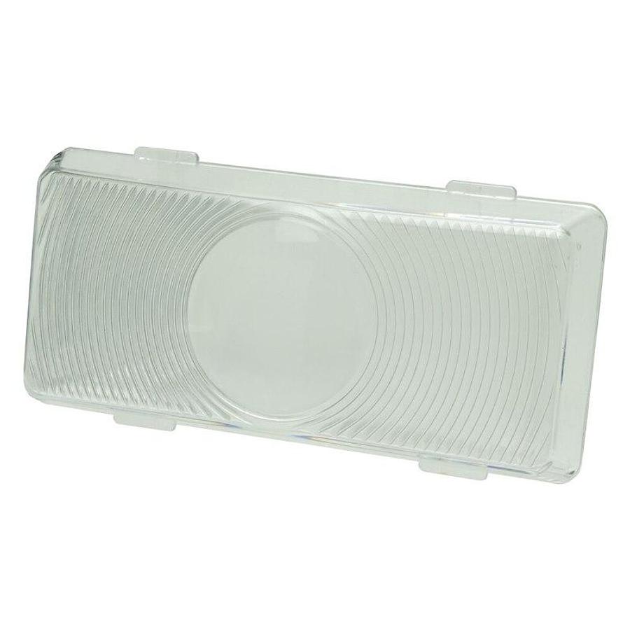 Replacement Porch Light Lens. Single, 4-13/16 In L x 2-1/4 In W x 1 In H