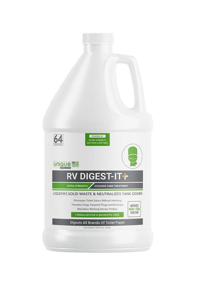 Waste Holding Tank Treatment; RV Digest-It+, 1 Gallon Bottle