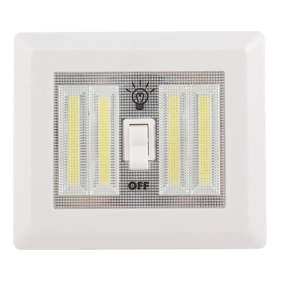 Multi Purpose Light - LED; Glow Max; 4.49 Inch Height x 2.99 Inch Width x 0.79 Inch Depth; Cordless Light Switch Used For Illuminating Closets/ Cabinets/ Under Sinks, Battery Operated